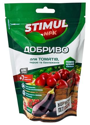 Добриво кристалічне, 200 г тм "stimul npk" для томатів, перцю та баклажанів