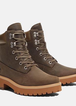 Черевики жіночі timberland carnaby cool mid lace-up boot хакі