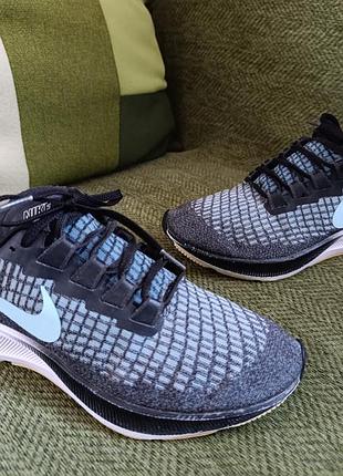Кросівки жіночі nike сірі з блакитним