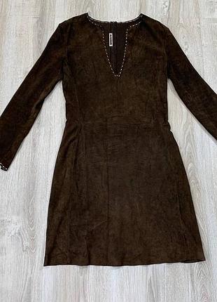 Жіноче шкіряне плаття jil sander