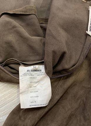 Жіноче шкіряне плаття jil sander 7
