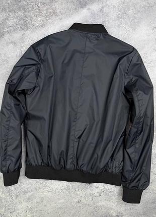 Куртка чоловіча moncler бомбер чорна 5