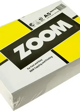 Бумага офисная a5, 80г/м, 500 л, класс с, zoom storaenso (zoom-a5-500)