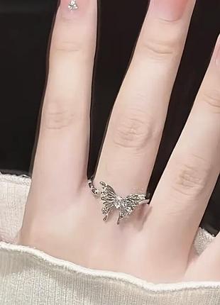 Кольцо бабочка у2к 2
