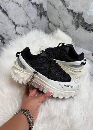 Кросівки moncler trailgrip gore-tex white black