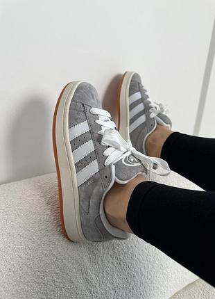 Кроссовки женские adidas campus 00s grey/white