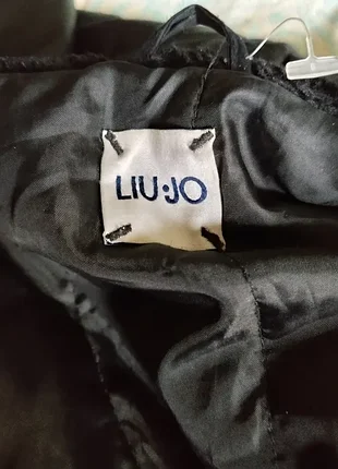 Черная длинная парка liu jo m 2
