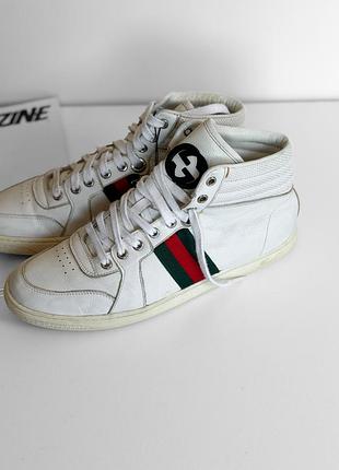 Кроссовки leather shoes gucci 6
