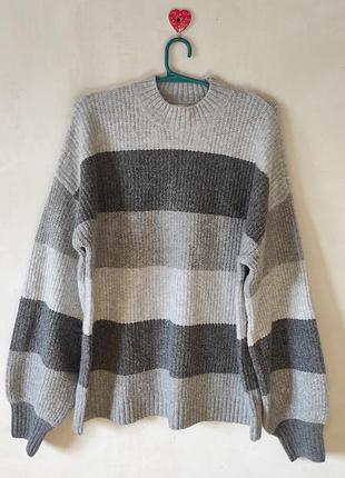 Свитер в широкую полоску oversize, бренд in the style (размер 18/20 - xl/2xl)