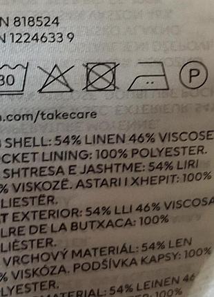 Льняные женские брюки h&m 6