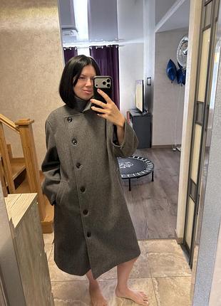 Жіноче сіре пальто aware від vero moda