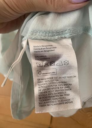 Майка для дівчинки h&m блакитна з дельфіном 5