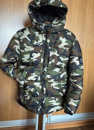 Зимова куртка zara 164 см, 13–14 років (додатковий утеплювач фліс)