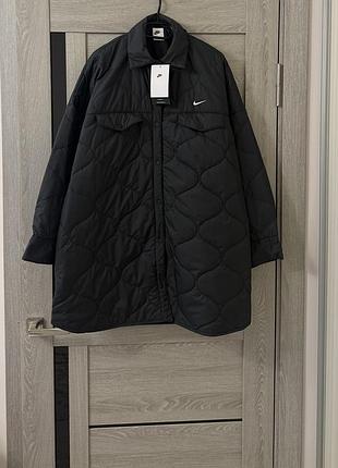 Оригінальна продовжена куртка nike великого розміру батал