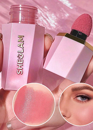 Кремовые румяна sheglam color bloom liquid blush love cake