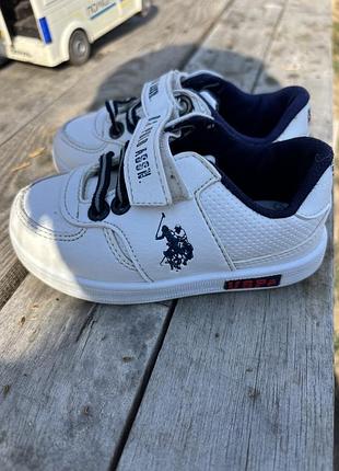 Кросівки дитячі u.s. polo assn. білі, розмір 22