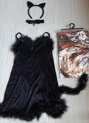 Карнавальний костюм кішки «naughty kitty» від wilko (розмір 8-10 / s