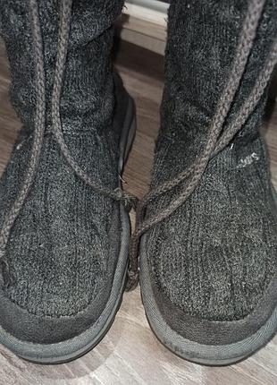 Чоботи жіночі skechers сірі 5