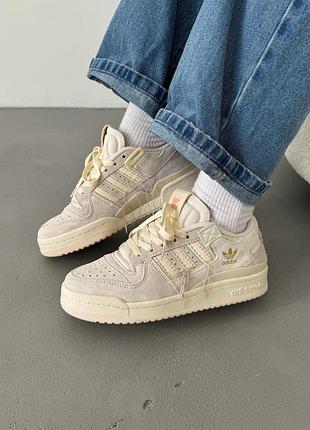 Кроссовки женские adidas forum 84 low premium beige
