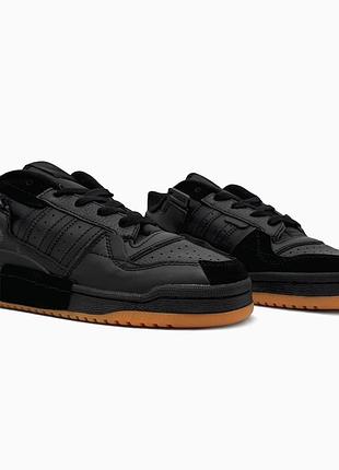 Кросівки чоловічі adidas forum 84 low exhibit black gum