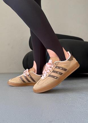 Кроссовки женские adidas gazelle indoor brown