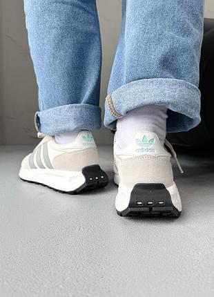 Кросівки жіночі adidas retropy e5 white/grey 3