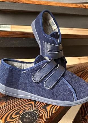 Капці жіночі cosyfeet сині, довжина устілки 24,5 см