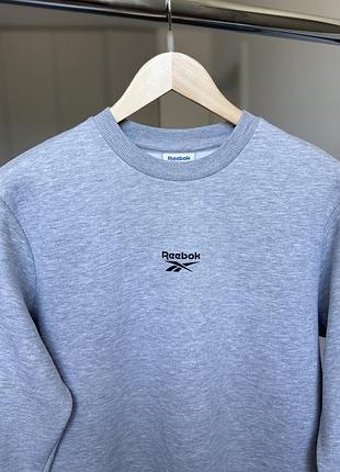Світшот чоловічий reebok сірий 3