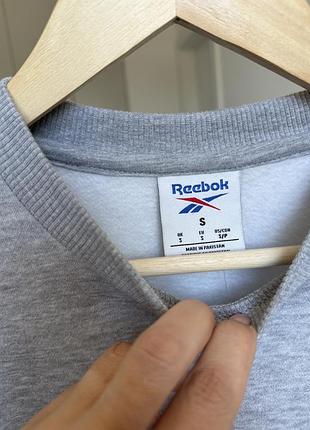 Світшот чоловічий reebok сірий 4