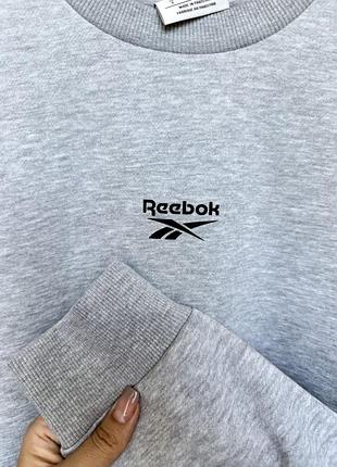 Світшот чоловічий reebok сірий 2