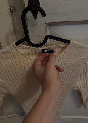 Водолазка жіноча jil sander navy бежева