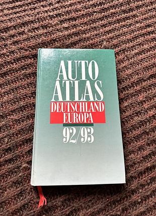 Autoatlas deutschland 92/93 книга