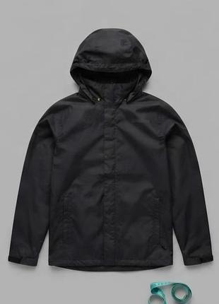 Куртка для підлітків mountain warehouse 3 в 1 чорна 13 років / 158 см (вітровка + фліс)