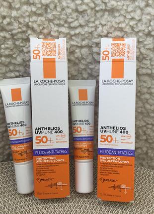 Легкий сонцезахисний флюїд для обличчя la roche -posay spf 50+ для чутливої шкіри, 15ml