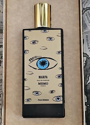 Парфюмированная вода memo marfa 12ml 2