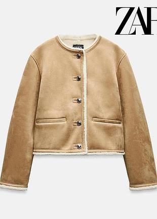 Куртка-дубленка zara в наличии