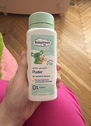 Догляд для шкіри babydream extra sensitiv puder