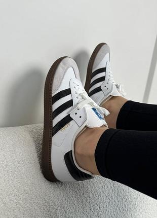 Кроссовки женские adidas samba og black/white