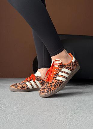 Кроссовки женские adidas samba og leopard