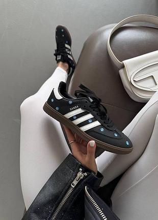 Кросівки жіночі adidas samba floral black