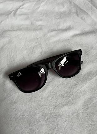 Сонцезахисні окуляри унісекс ray-ban wayfarer style чорні