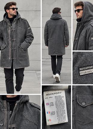 Чоловіче вовняне пальто/парка rockport