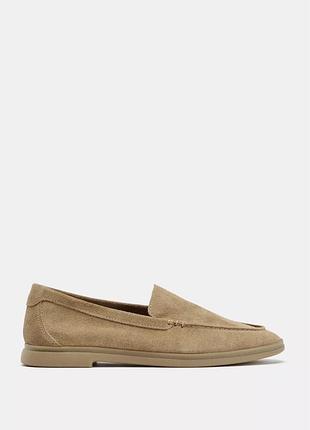 Шкіряні лофери zara 2