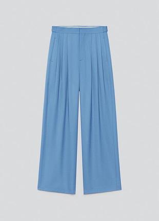 Брюки жіночі сині костюмні zara new