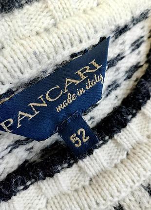Винтажный, теплый, свитер pancari. 6