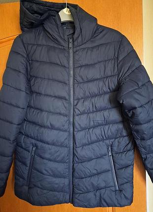Куртка чоловіча m&s утеплена водовідбивна синя