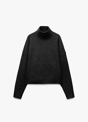 Базовий светр soft з трикотажу zara