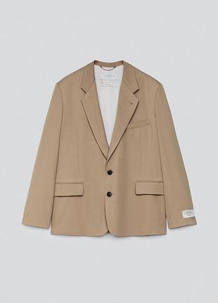 Костюмний піджа жіночий бежевий zara new