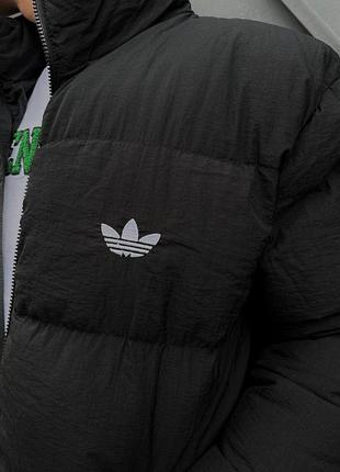 Пуховик adidas black 2