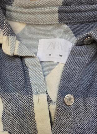 Тепленька рубашка від zara для дівчат 3